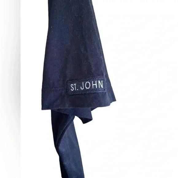 St John Sport Marie Gray T- Shirt Blue - Picture 4 of 8
